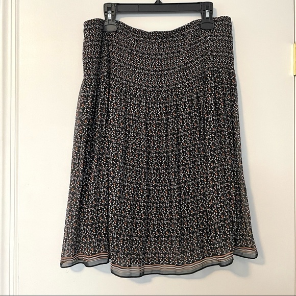 Max Studio Gathered Waist Floral Print Skirt NWT - Picture 2 of 7